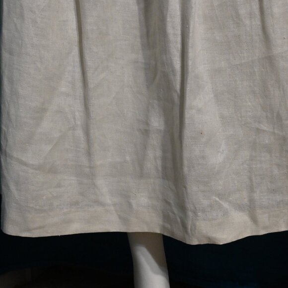 70's Alexandria Linen Pleated Skirt - Picture 3 of 6